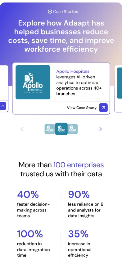 Adaapt website, mobile screen 4